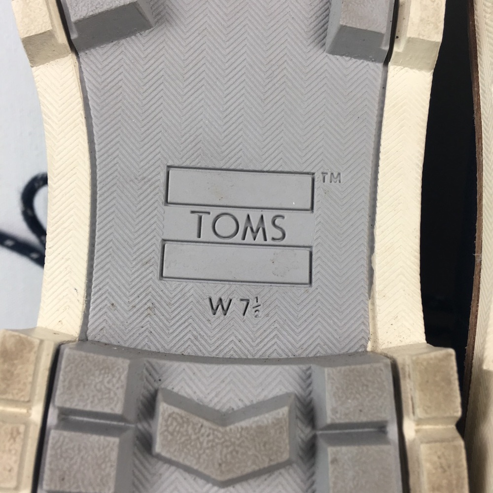 Toms Womens Blue Hiking Boots 7.5 D01 - Picture 6 of 6